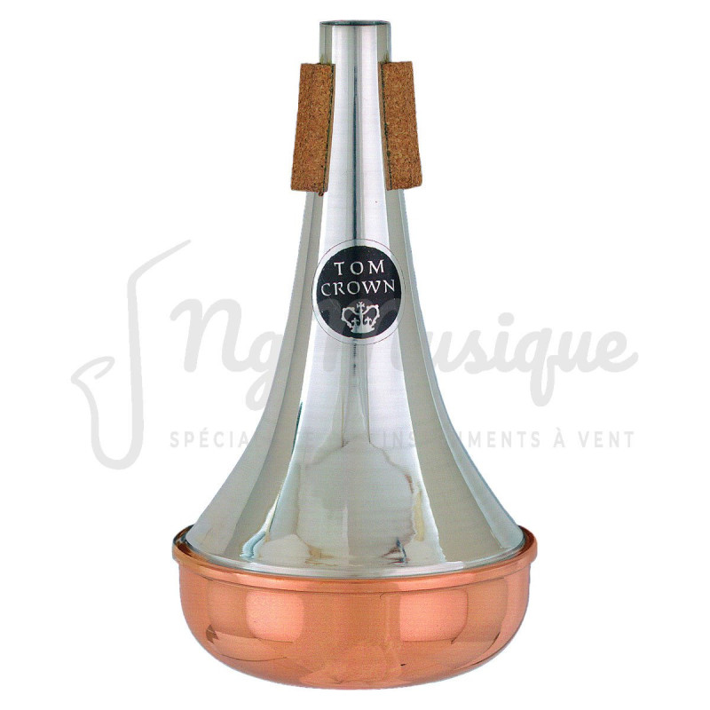TOM CROWN SOURDINE SECHE TROMBONE FOND CUIVRE