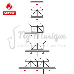 WITTNER 963031 RALLONGE PUPITRE GRISE