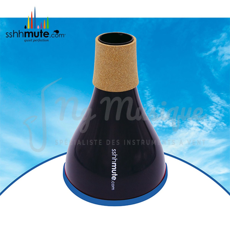 SOURDINE MUETTE SSHHMUTE TROMBONE - Bleu