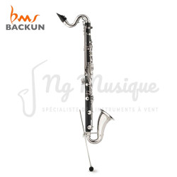 CLARINETTE BASSE BACKUN ALPHA Descendant au Mib - Clé Argentée