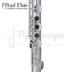 FLÛTE BASSE PEARL FLUTE PFB-305 Tête et tube maillechort argenté