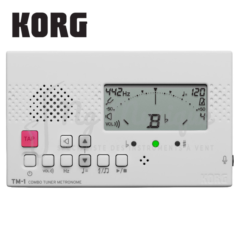 Accordeur-métronome Korg TM-1 Blanc | NG Musique