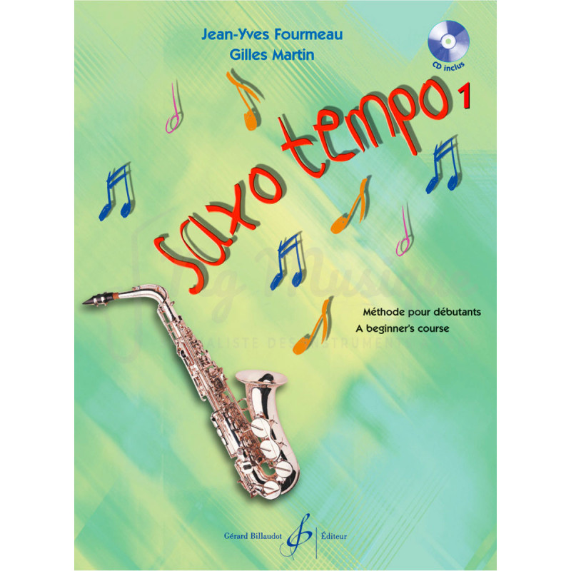 Saxo Tempo Volume 1 Fourmeau Martin | NG Musique