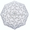 Parapluie Pliant Blanc Notes de Musique | NG Musique
