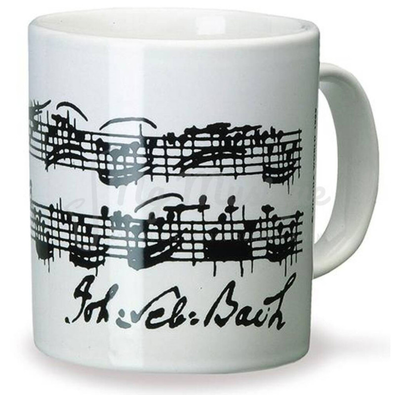 Mug Bach Partition et Signature | NG Musique