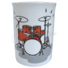 Mug Batterie Rouge 320 ml Cadeau Batteur | NG Musique