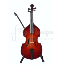 Miniature contrebasse 14 cm avec archet | NG Musique