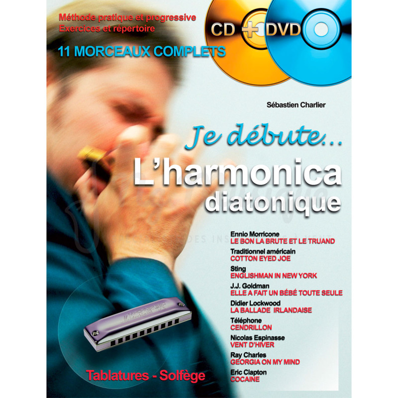 Methode harmonica diatonique Charlier CD DVD | NG Musique