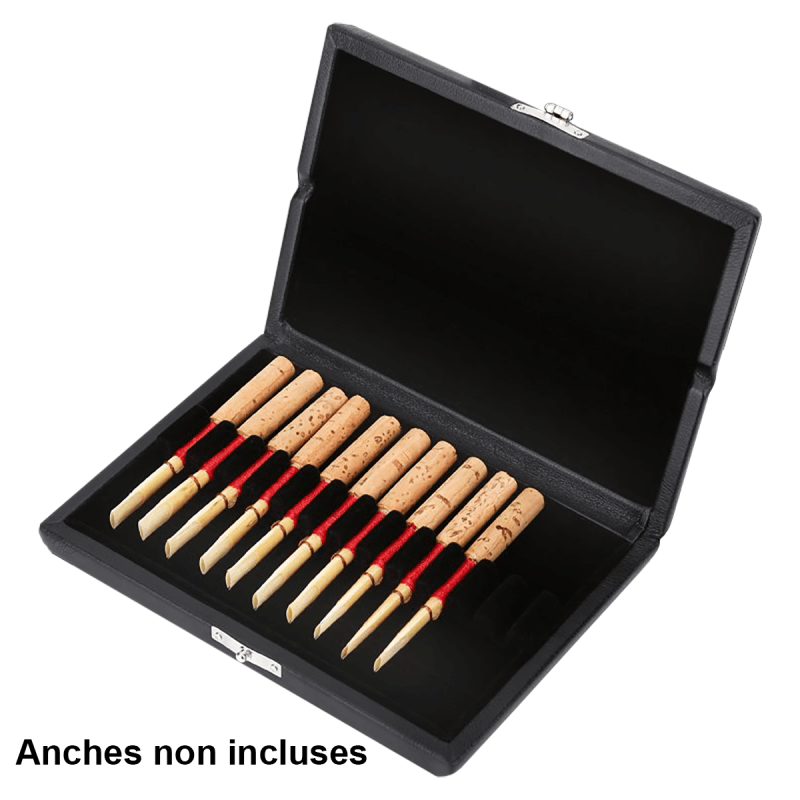 NEURANTER ETUI 12 ANCHES HAUTBOIS CUIR