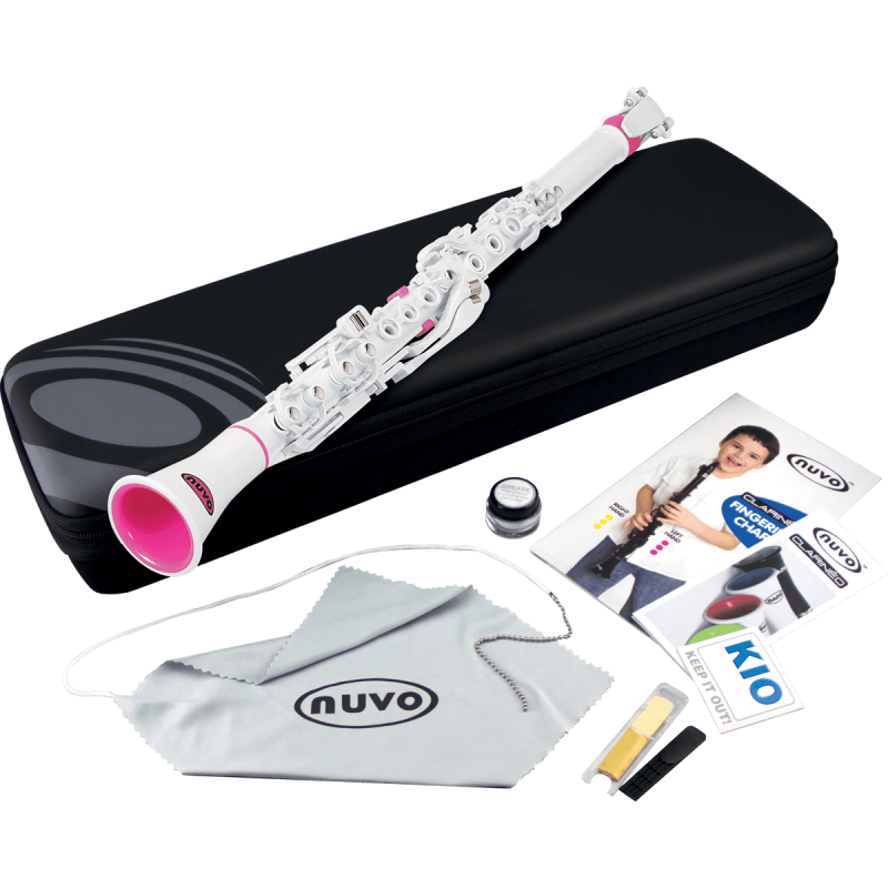 Clarinette initiation en Ut NUVO CLARINEO Blanc/Rouge
