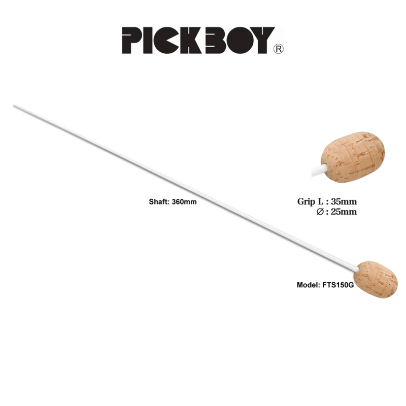 PICKBOY FT-150G BAGUETTE DE DIRECTION FIBRE DE VERRE 46cm