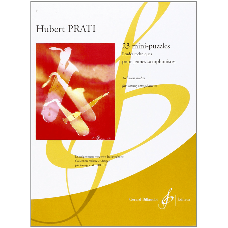 23 MINI-PUZZLES HUBERT PRATI Saxophone