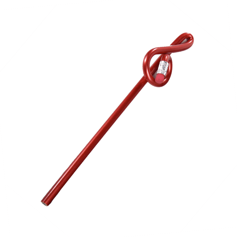 CRAYON CLE DE SOL ROUGE