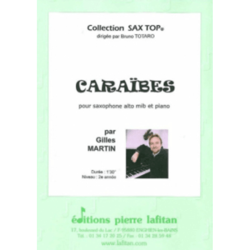 CARAIBES - G. MARTIN - Saxophone Alto