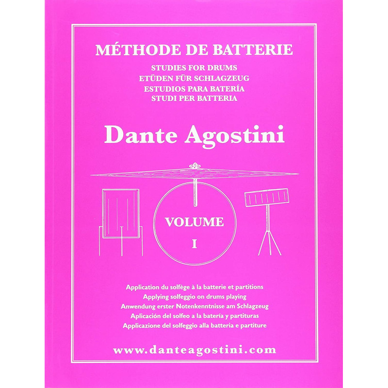 DANTE AGOSTINI METHODE DE BATTERIE Volume 1