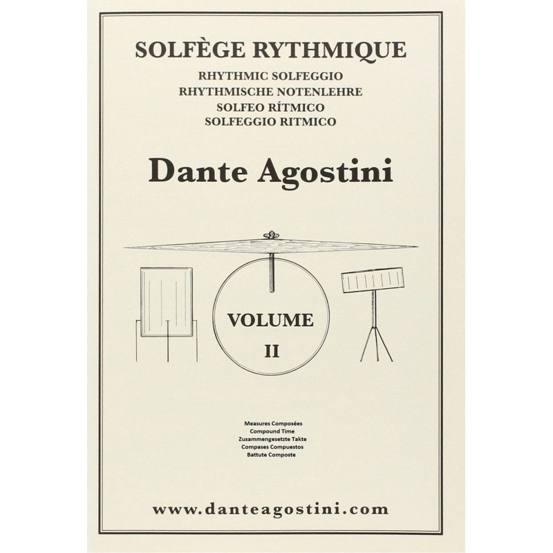 DANTE AGOSTINI Solfège Rythmique Volume 2