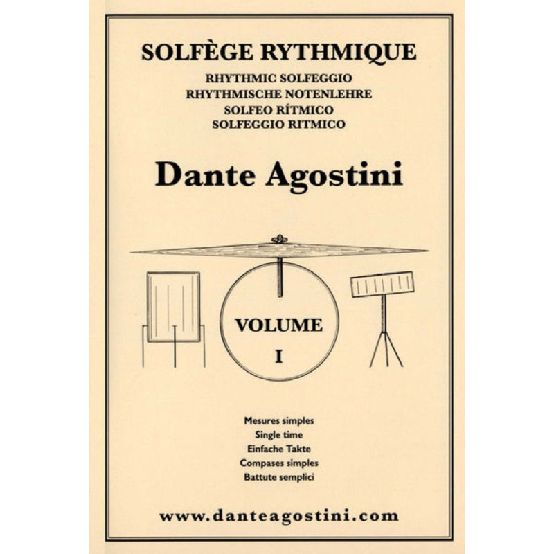 DANTE AGOSTINI Solfège Syncopé Volume 1
