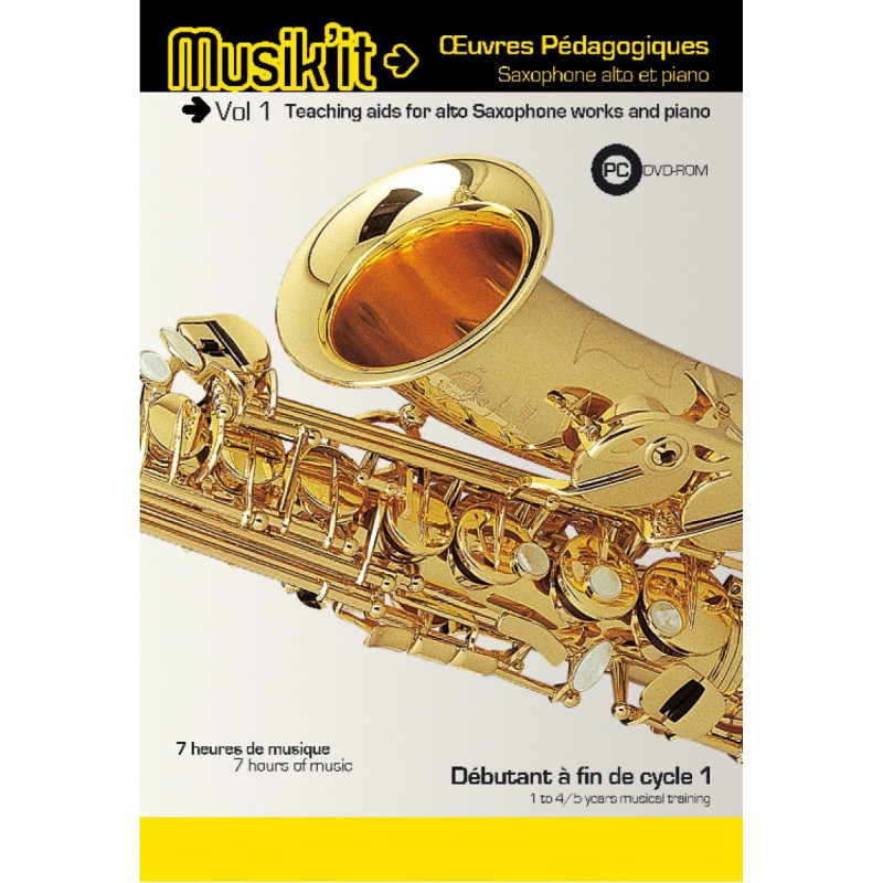 MUSIK'IT SAXOPHONE ALTO VOL 1