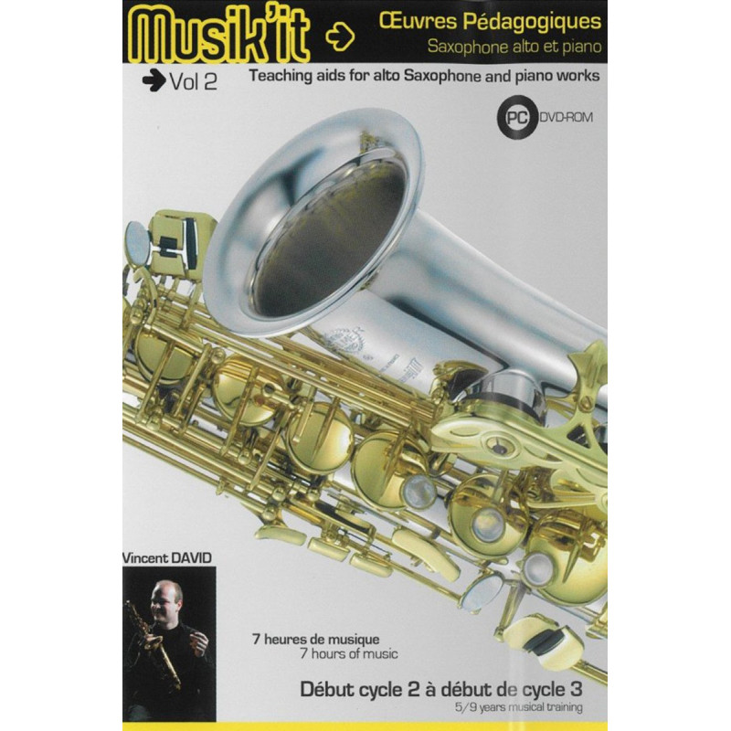 MUSIK'IT SAXOPHONE ALTO VOL 2
