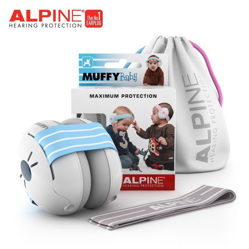 CASQUE ANTI-BRUIT ALPINE MUFFY BABBY BLEU