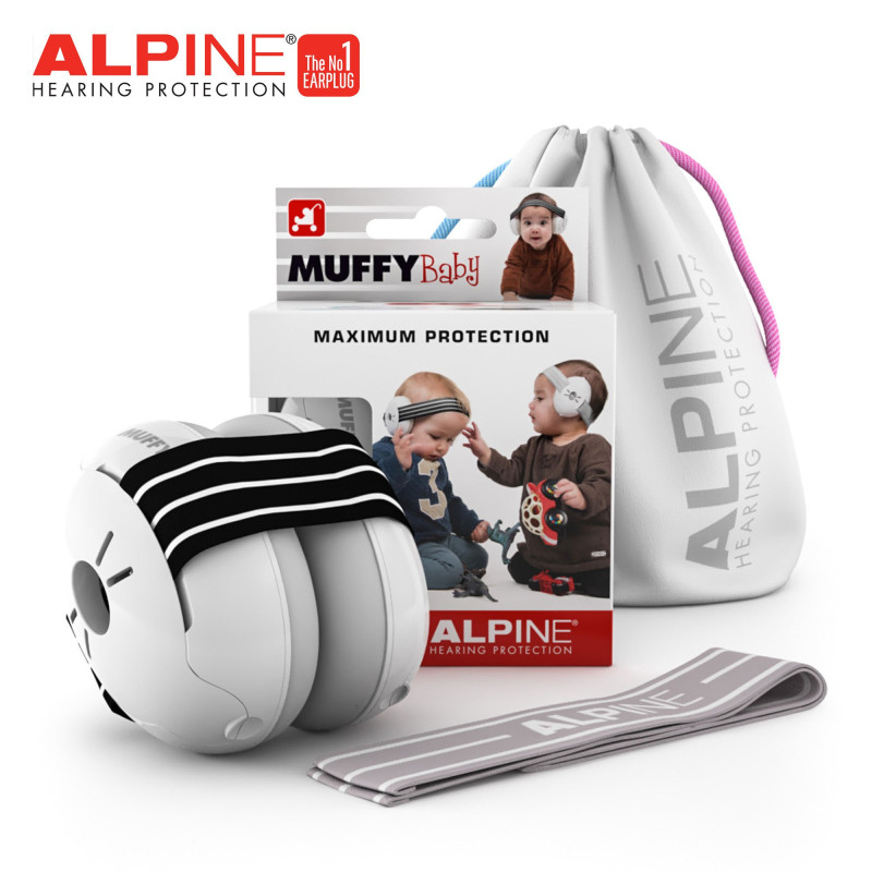 CASQUE ANTI-BRUIT ALPINE MUFFY BABY NOIR