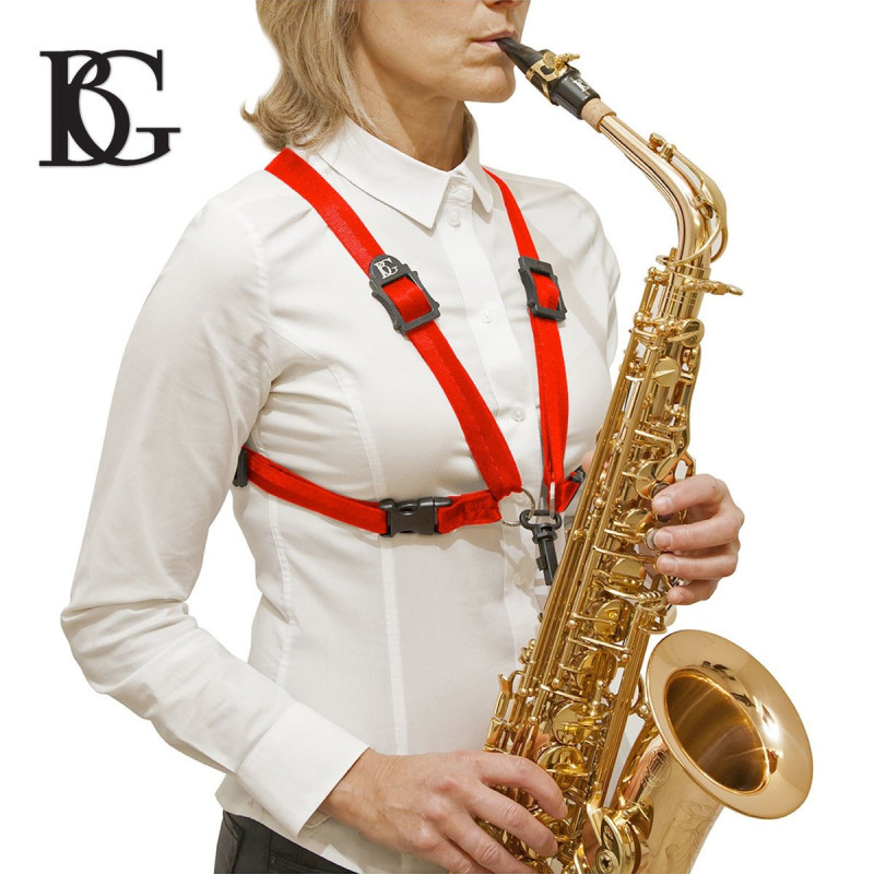 HARNAIS BG S419SH SAXOPHONE ALTO/TENOR - Femme - Rouge