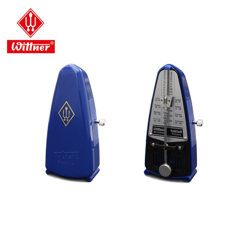 WITTNER 837 METRONOME MECANIQUE TAKTELL PICCOLO BLEU