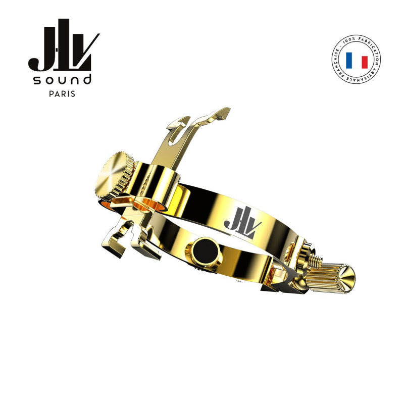 LIGATURE JLV CLARINETTE Sib Plaquée Or
