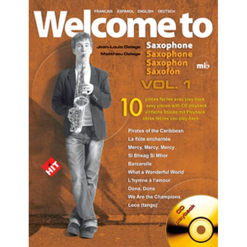 WELCOME TO SAXOPHONE Mib VOL 1