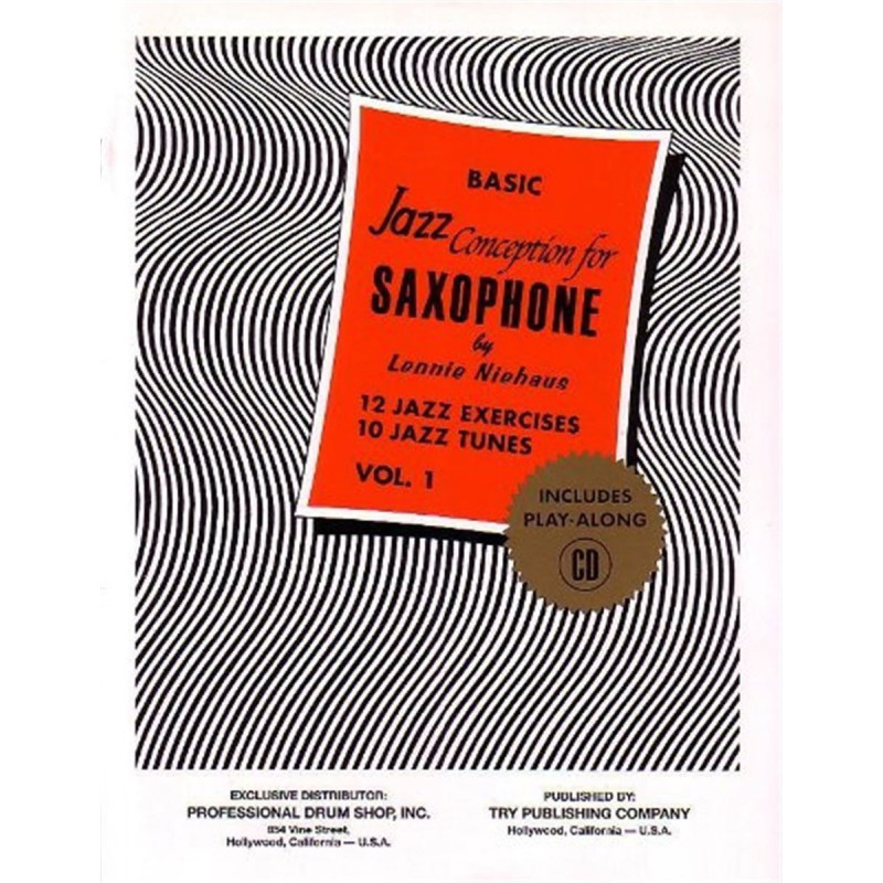 BASIC JAZZ CONCEPTION FOR SAXOPHONE avec CD
