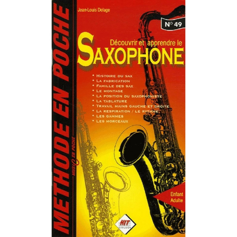METHODE EN POCHE - METHODE DE SAXOPHONE