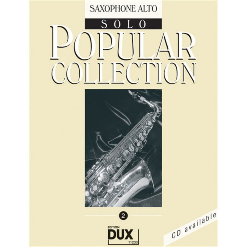 POPULAR COLLECTION - Saxophone alto et Piano