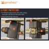 PROTEC L226SP Protège Pistons en Cuir 6 points de protections