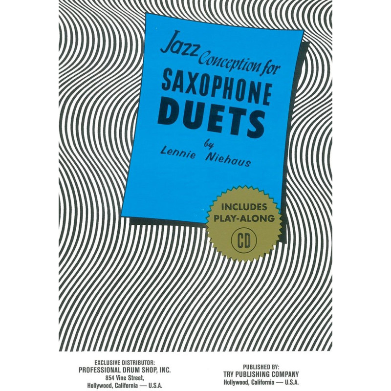 JAZZ CONCEPTION FOR SAXOPHONE DUETS avec CD Inclus