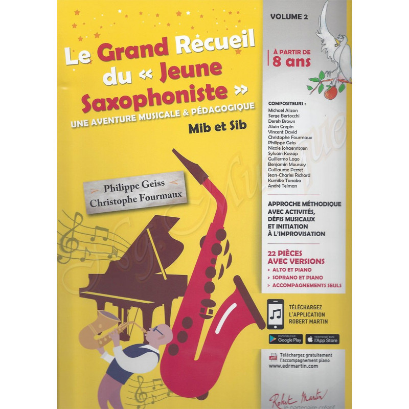LE GRAND RECUEIL DU JEUNE SAXOPHONISTE