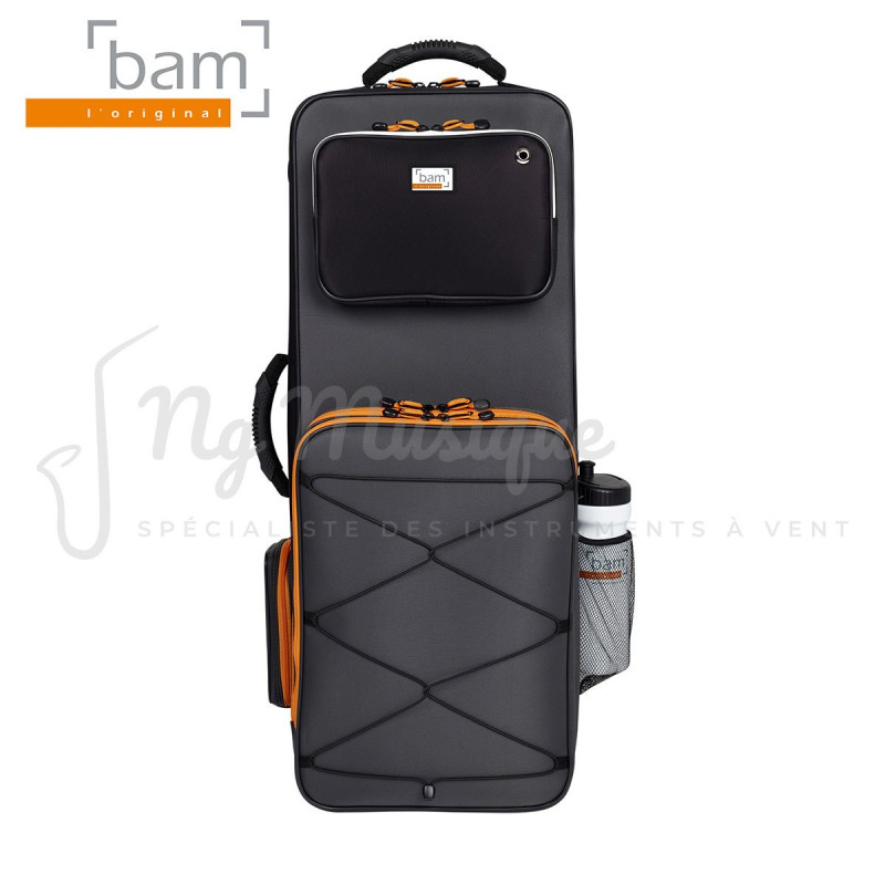 BAM PEAK3022SN Etui de Saxophone Ténor Peak Performance Noir & Gris