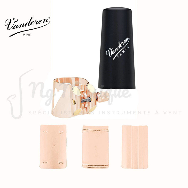 VANDOREN LC01PGP OR ROSE LIGATURE OPTIMUM POUR CLARINETTE Sib