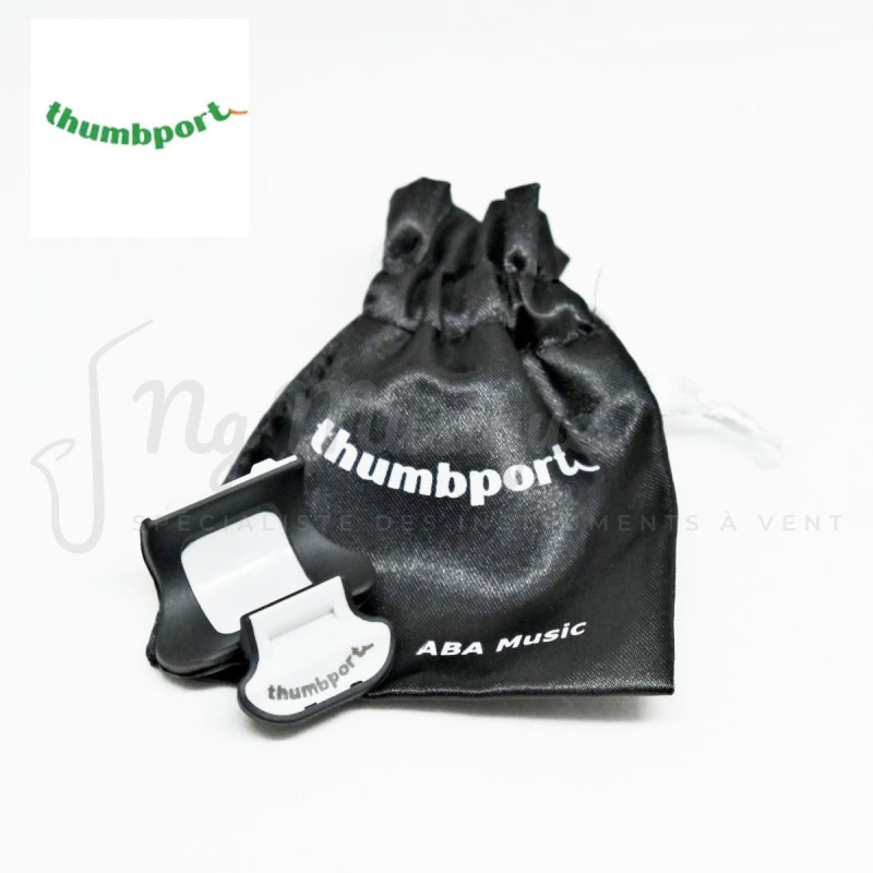 SUPPORT POUCE THUMBPORT Flûte Piccolo - Gris Noir