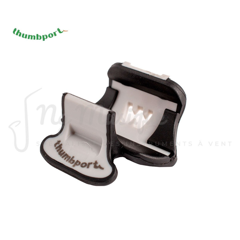 SUPPORT POUCE THUMBPORT II Flûte Traversière - Gris Noir