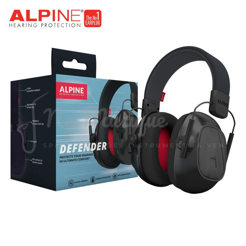 CASQUE ANTI-BRUIT ALPINE DEFENDER