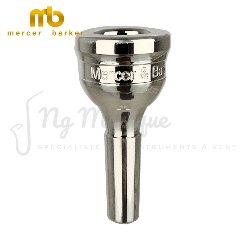 MERCER & BARKER MB3B-F Embouchure de Bugle Argentée