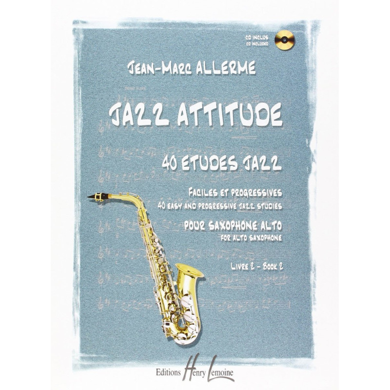 JAZZ ATTITUDE VOL 2 - Saxophone Alto