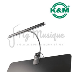K&M 12295 LAMPE PUPITRE "DIMMER LIGHT" 12 LEDs