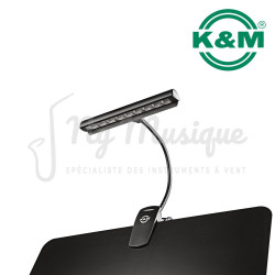 K&M 12249 LAMPE PUPITRE "Orchestra Light Eos" 9 LEDs