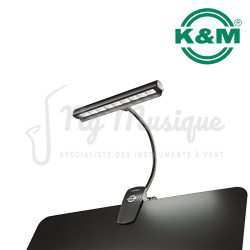K&M 12249 LAMPE PUPITRE "Orchestra Light Eos" 9 LEDs